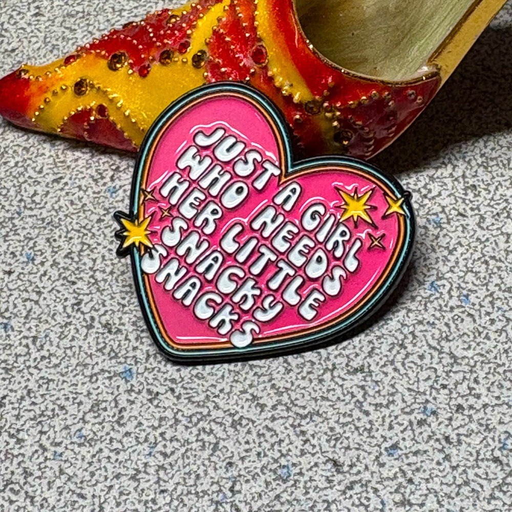 Funny lapel pin -enamel NWOT